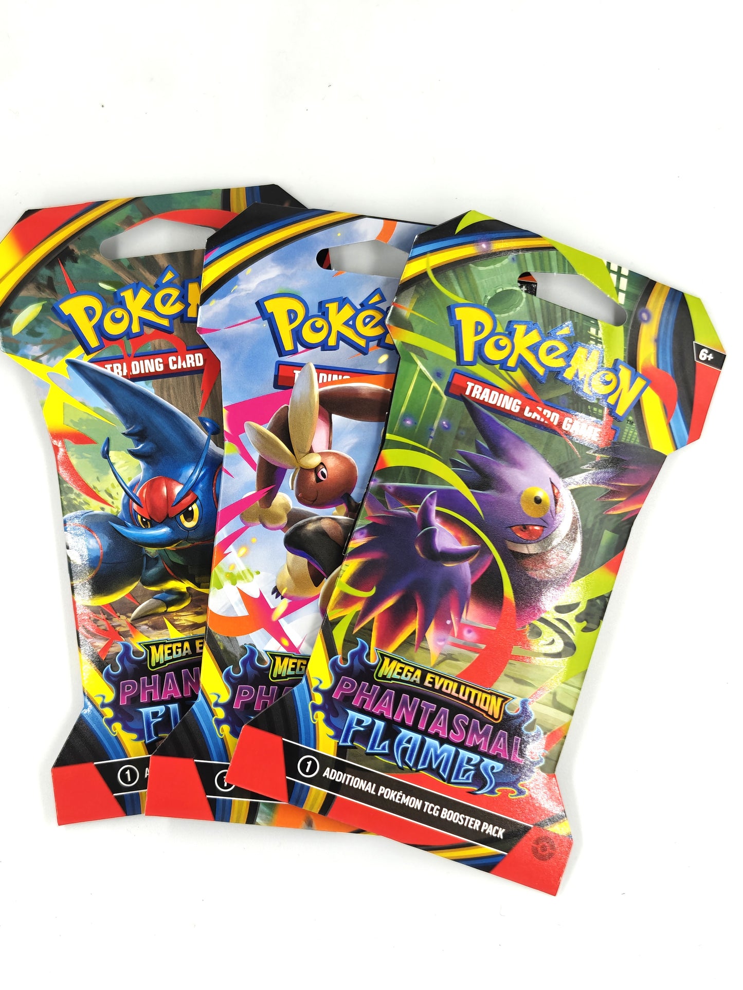 Pokemon - Mega Evolution – Phantasmal Flames Sleeved Booster Pakke (Tilfeldig Pack Art)