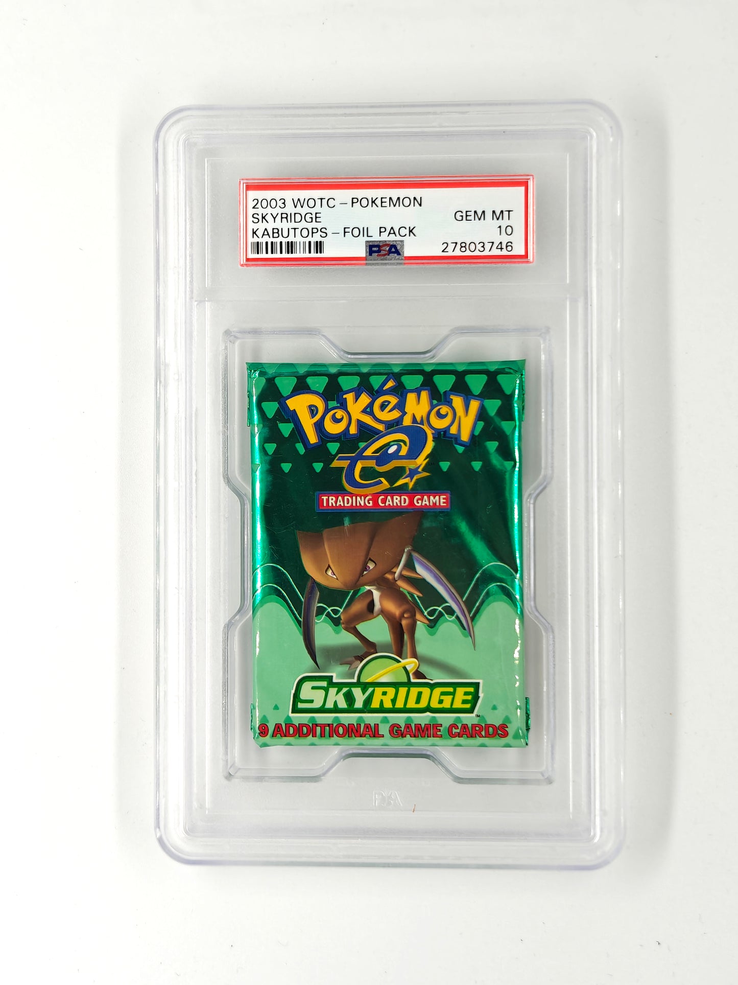 Pokemon - Skyridge booster pakke - PSA 10