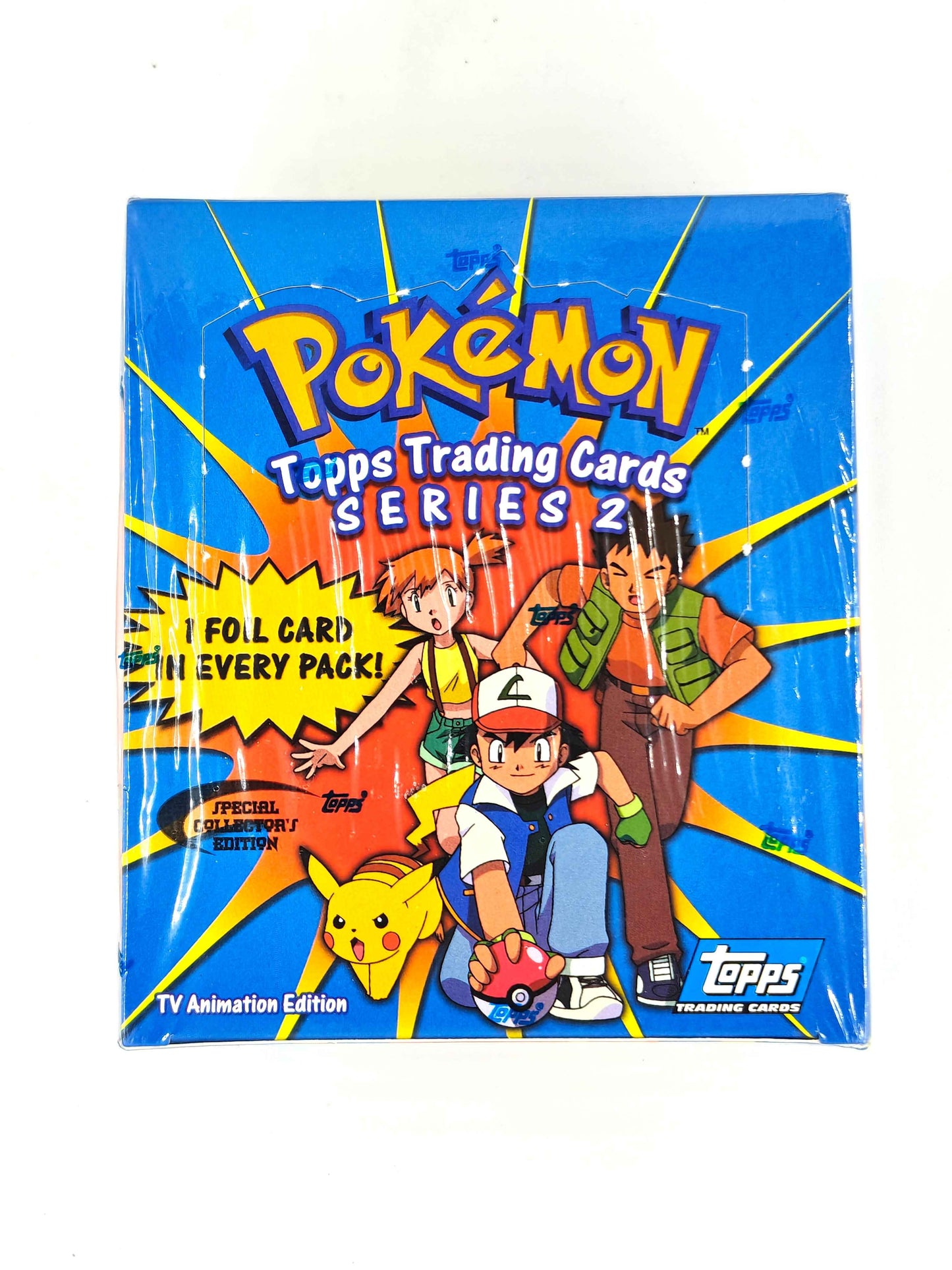 Pokemon - Topps Series 2 Booster Box – Special Collector’s Edition (2000) - Acrylic følger med