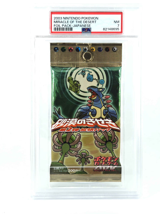 Unlimited Miracle of the Desert Booster Pack  – Japansk utgave av EX Sandstorm (PSA 7)