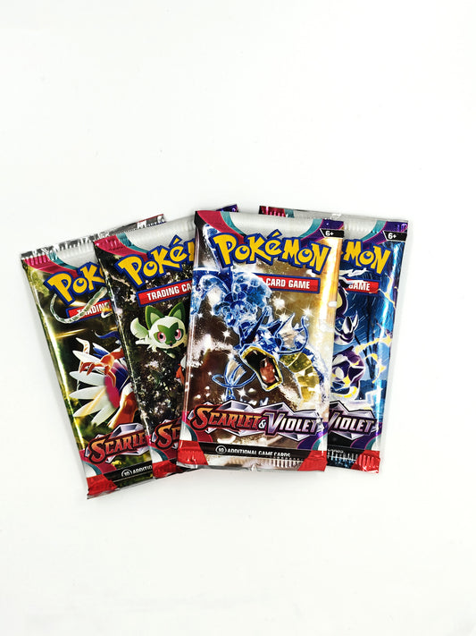 Pokemon - Scarlet & Violet – Base Set Booster Pack - Tilfeldig Pack Art