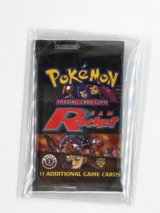 Pokemon - 1st ed Team Rocket Booster Pack - Tamper Sealed