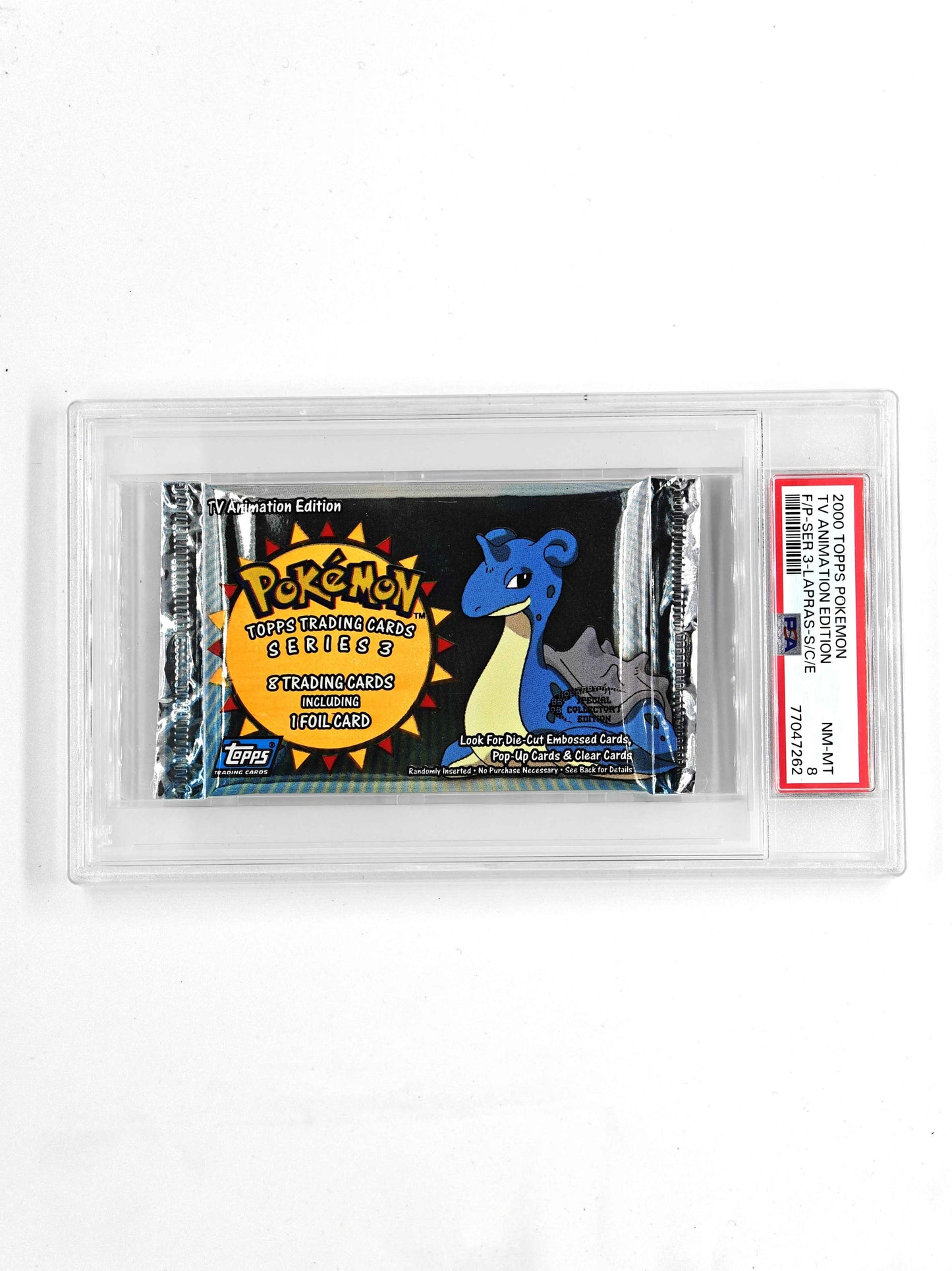 Pokemon Topps Series 3 - Booster Pack - Special Collection Edition (PSA8)