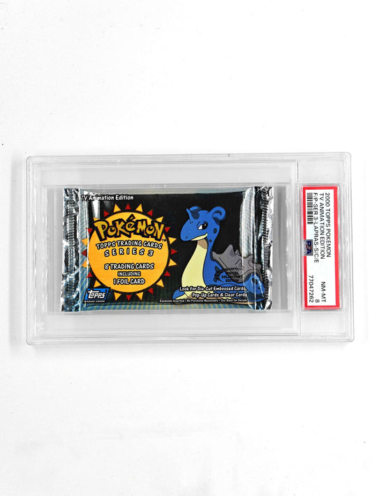 Pokemon Topps Series 3 - Booster Pack - Special Collection Edition (PSA8)