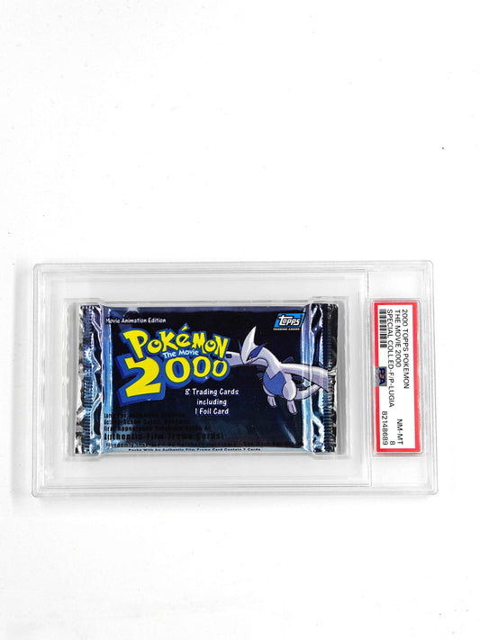 Topps Pokemon: The Movie 2000 Booster Pack - Special Collection Edition (PSA8)