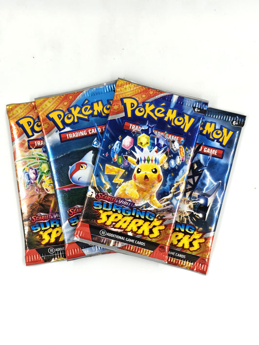 Pokemon - Scarlet & Violet – Surging Sparks Booster Pack (Tilfeldig Pack Art)
