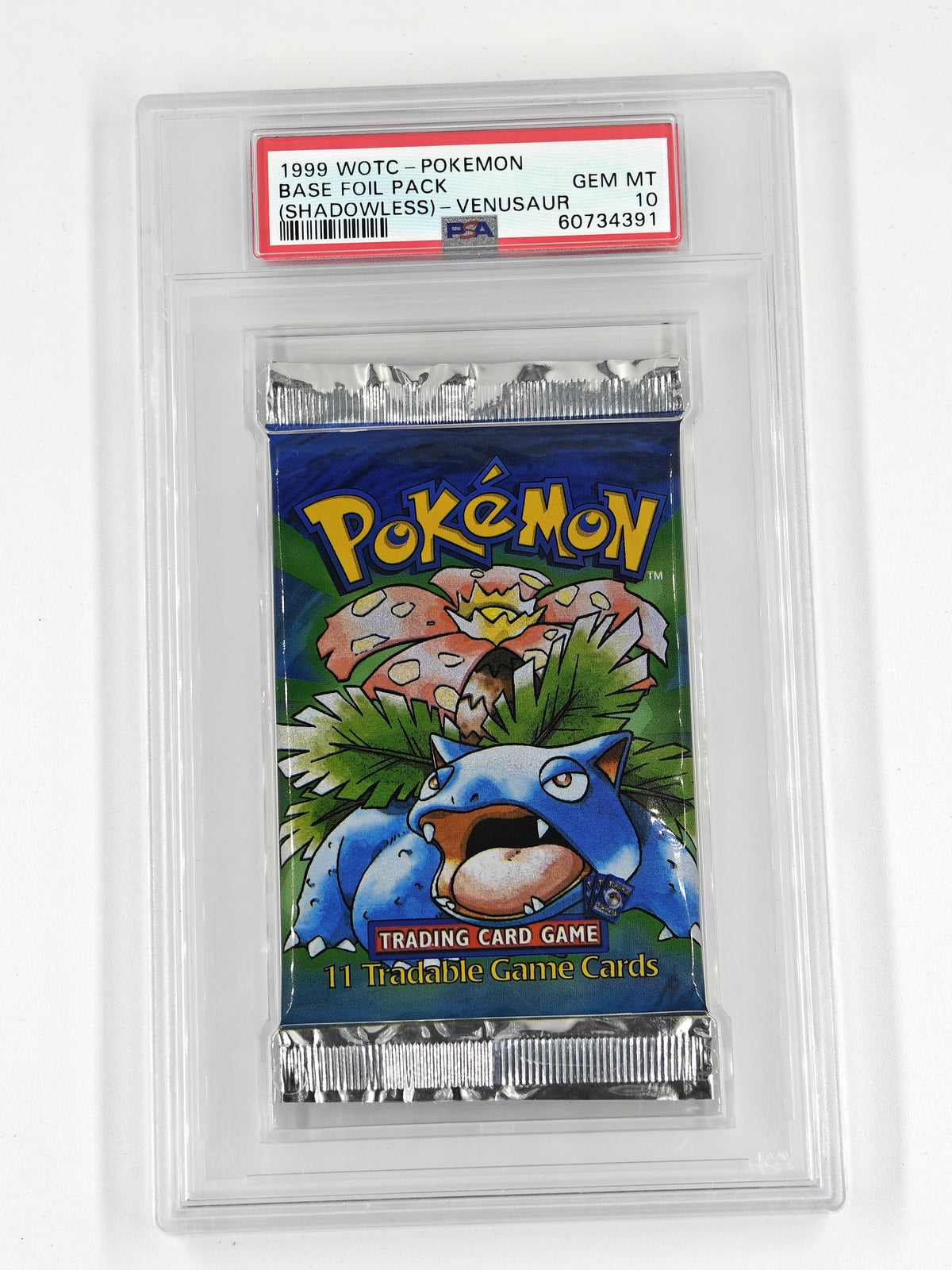 Pokemon - Base Set Shadowless Booster Pack – PSA 10