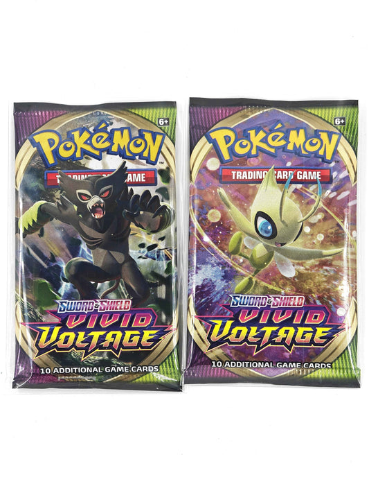 Pokemon - Sword & Shield – Vivid Voltage Booster Pakke (Tilfeldig Pack Art)