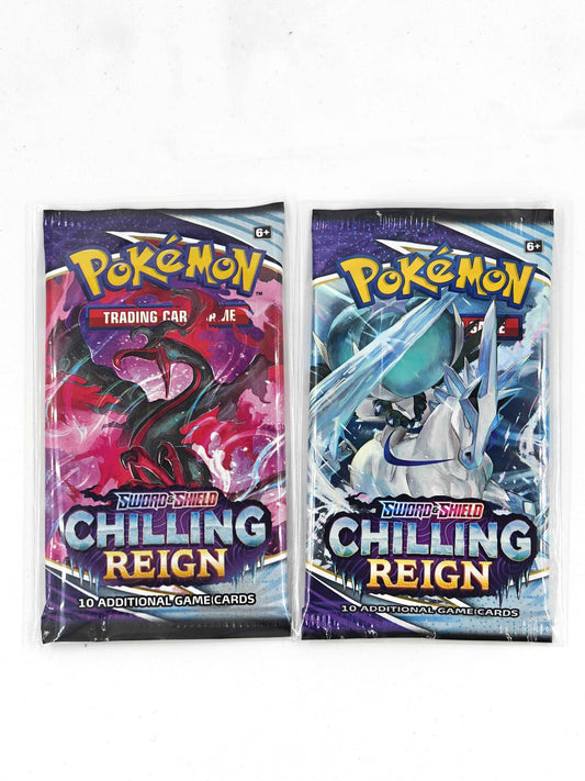 Pokemon - Sword & Shield – Chilling Reign Booster Pakke (Tilfeldig Pack Art)