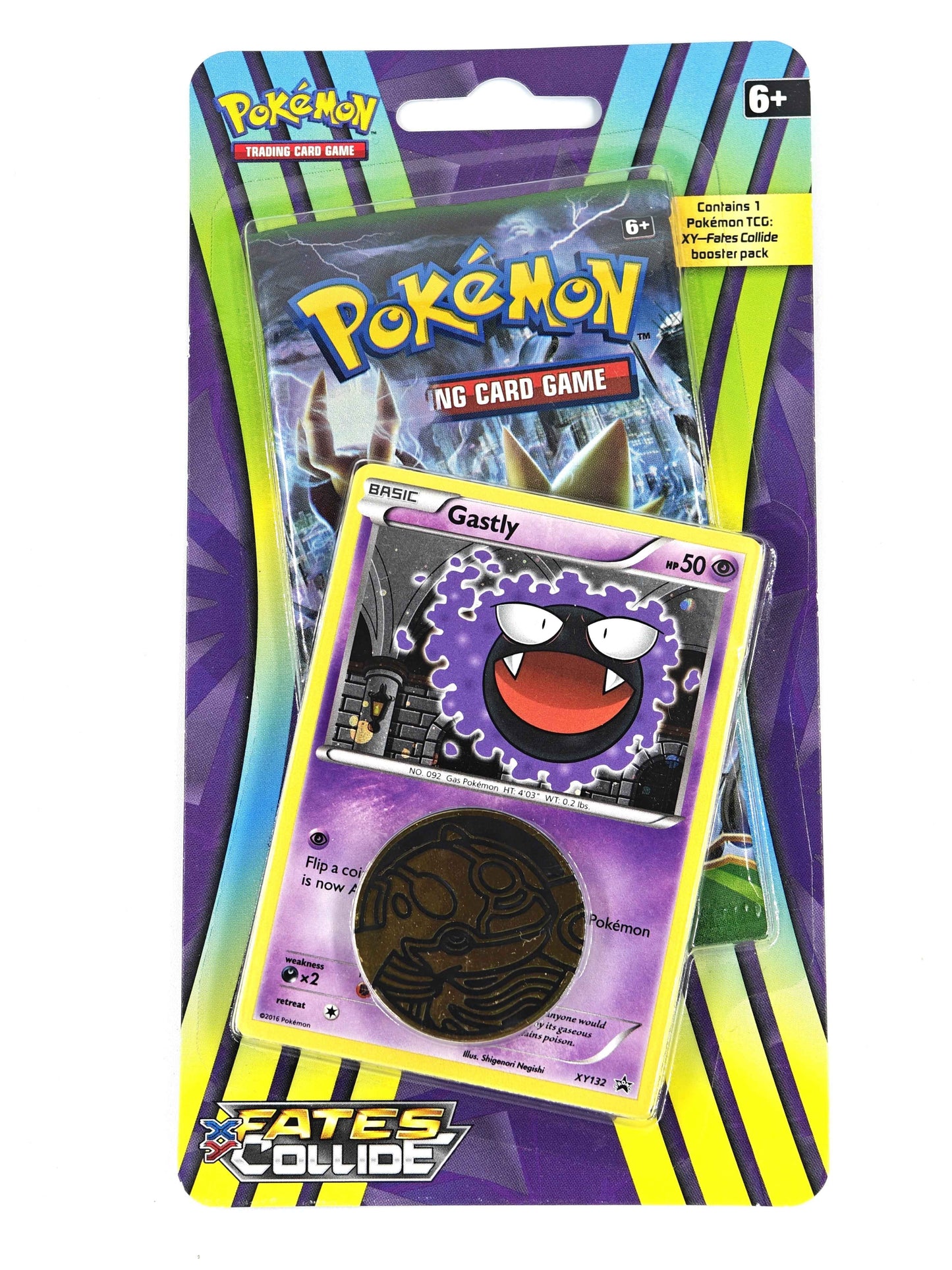 Pokemon XY – Fates Collide Checklane Blister (Gastly Promo)