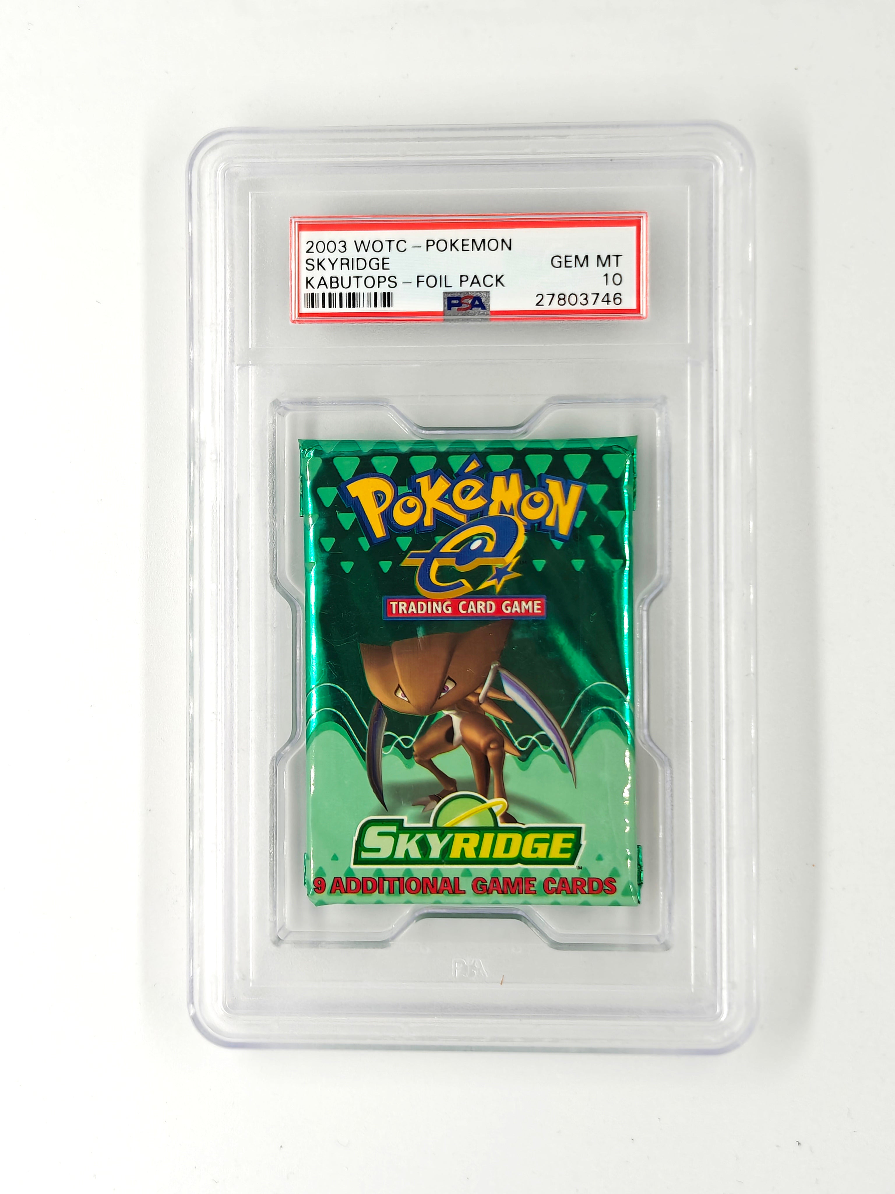 Pokemon - Skyridge booster pakke - PSA 10