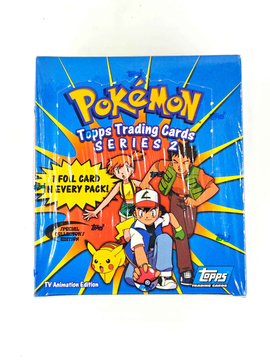 Pokemon - Topps Series 2 Booster Box – Special Collector’s Edition (2000) - Acrylic følger med